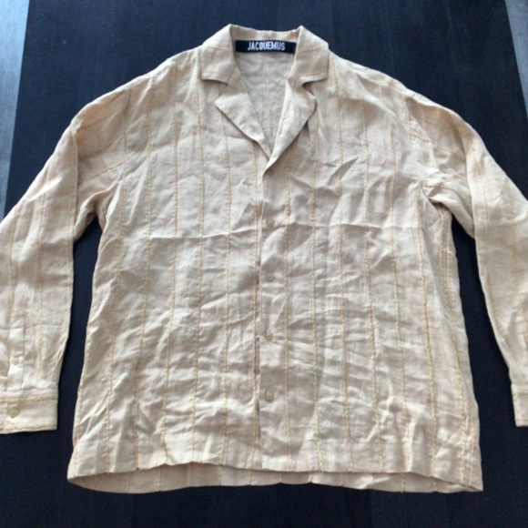 Jacquemus Beige Casual Button Down Shirt - Picture 6 of 10